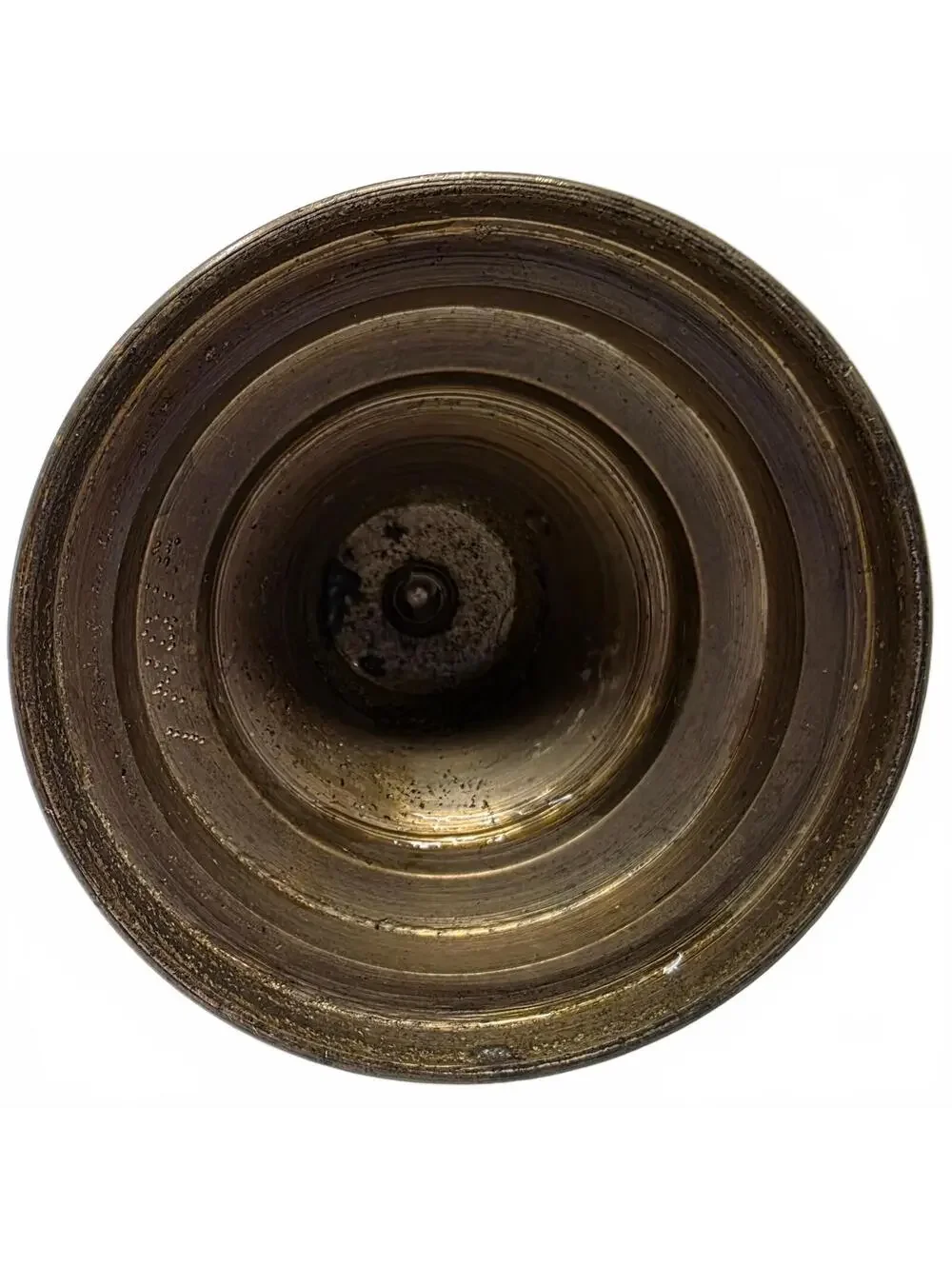 Vintage Indian Brass Etched Bud Vase 9.25 Inch